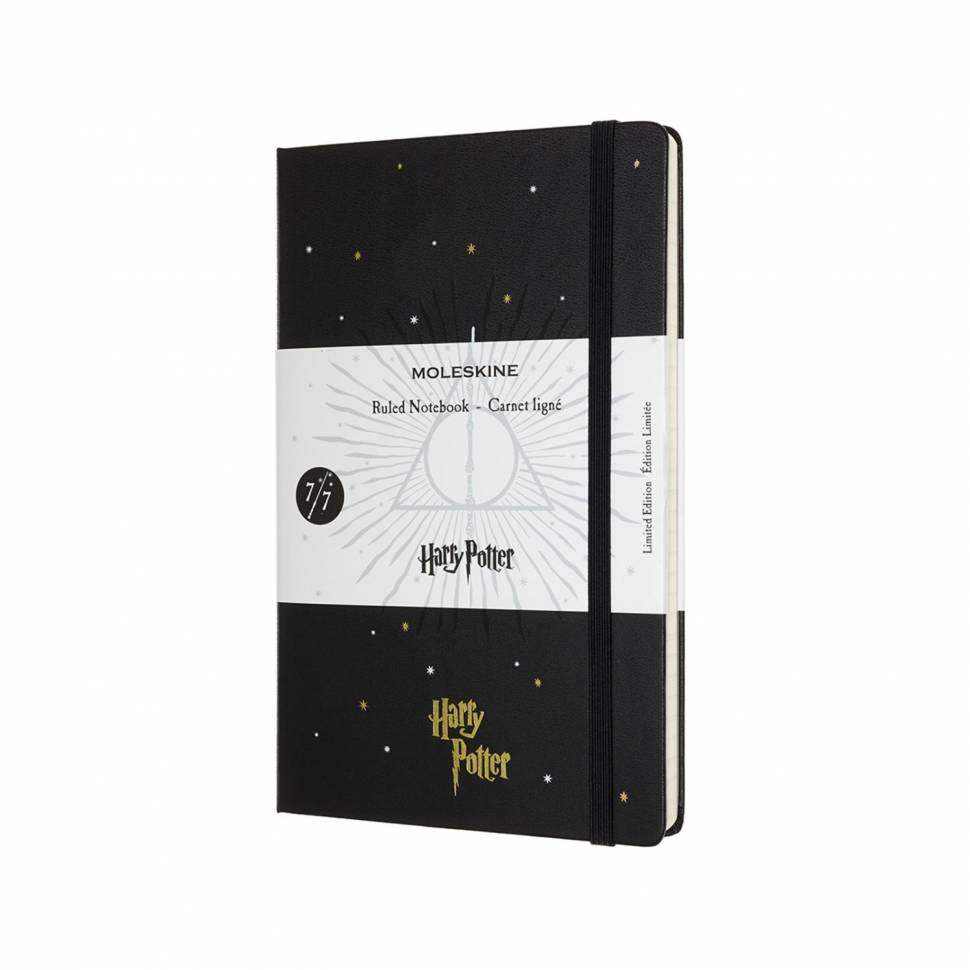 Средний блокнот Moleskine Harry Potter 7/7 Черный в линию
