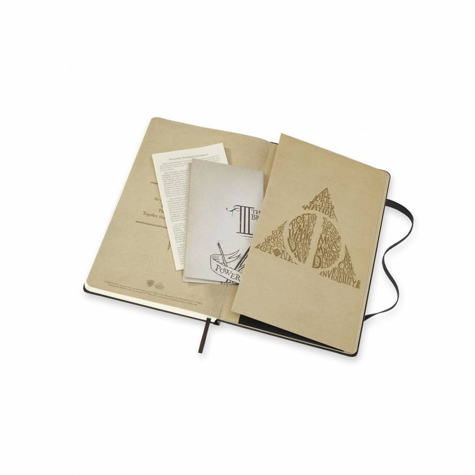 Средний блокнот Moleskine Harry Potter 7/7 Черный в линию