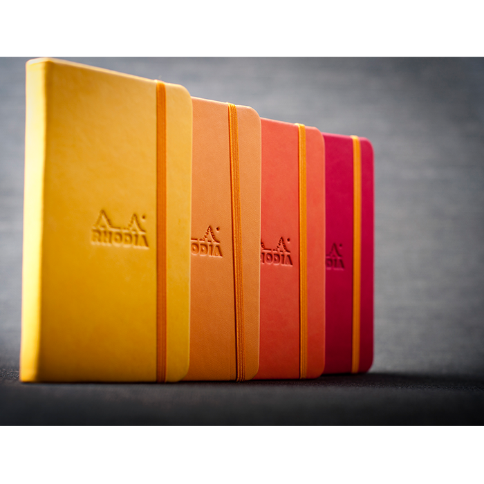 Блокнот Rhodia Rhodiarama мандарин А6 чистые листы