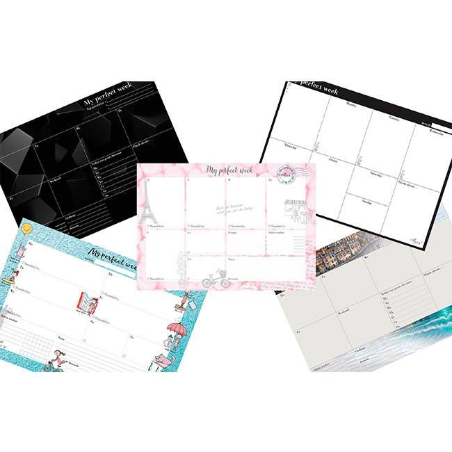 Отрывной ежедневник My Perfect Day Черный + ручка A5 62 листа