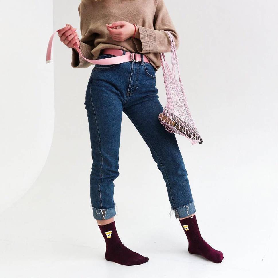 Носки высокие MySox Под Кофеином