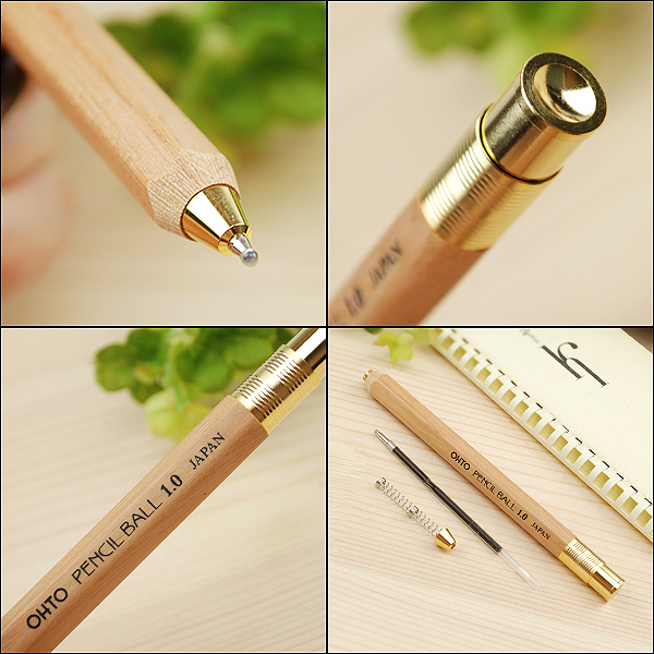 Шариковая ручка OHTO Ballpoint Pen 1.0 Натуральная