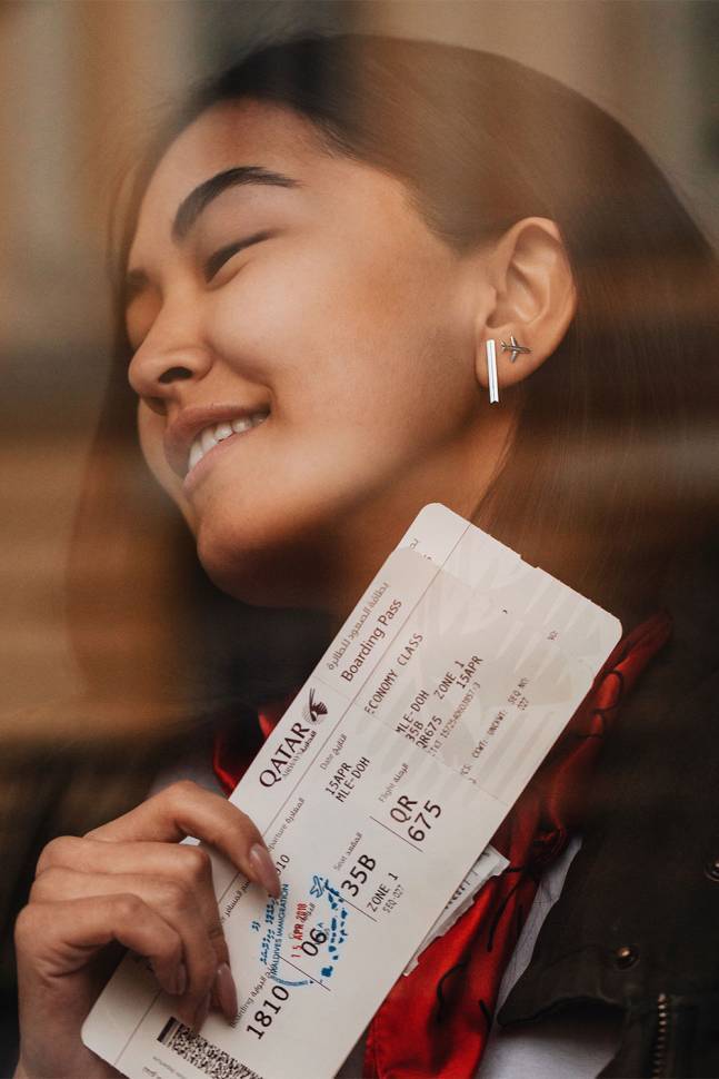 Моносерьга Côte & Jeunot Fly Літак