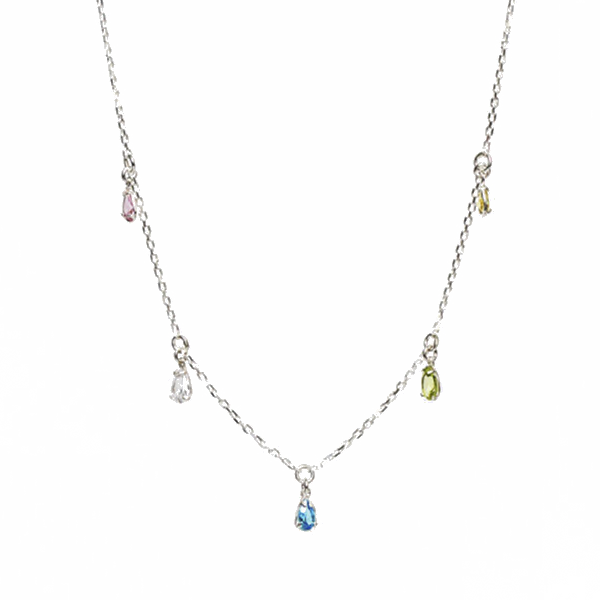 Ожерелье Côte & Jeunot Дождь (5 камней)