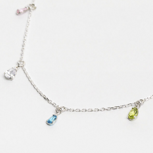 Ожерелье Côte & Jeunot Дождь (5 камней)