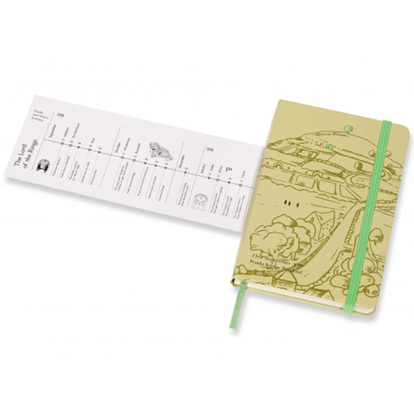 карманный блокнот Moleskine Lord of the Rings Салатовый Линия