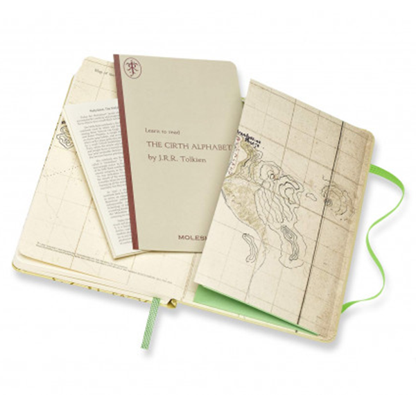 карманный блокнот Moleskine Lord of the Rings Салатовый Линия