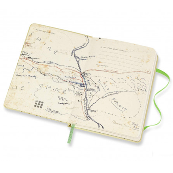 карманный блокнот Moleskine Lord of the Rings Салатовый Линия