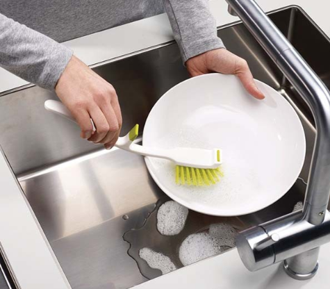 Миюча Щітка Joseph Joseph Edge Dish Brush Зелена
