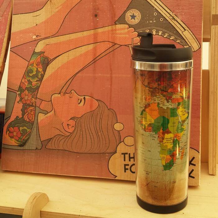 Термокружка Ziz Карта (380 мл)