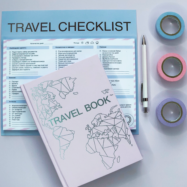 Планер для путешествий Travel Checklist