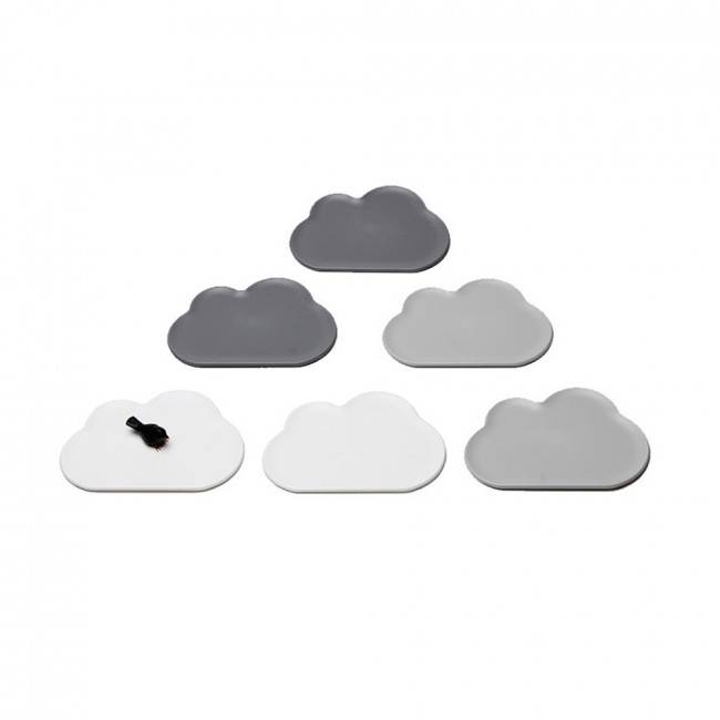 Набор подставок под чашки Qualy Cloud