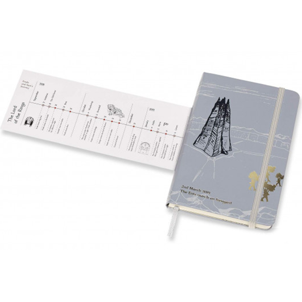 Блокнот Moleskine Lord of the Rings Карманный Линия Голубой
