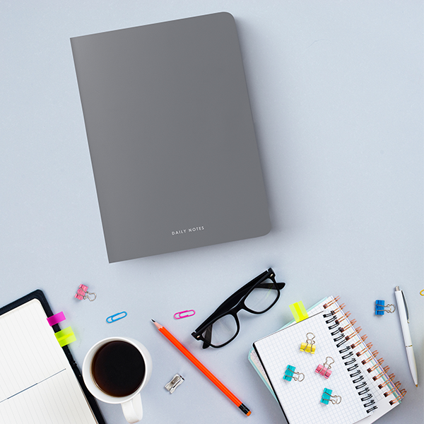 Тетрадь Daily Notes Grey Линия