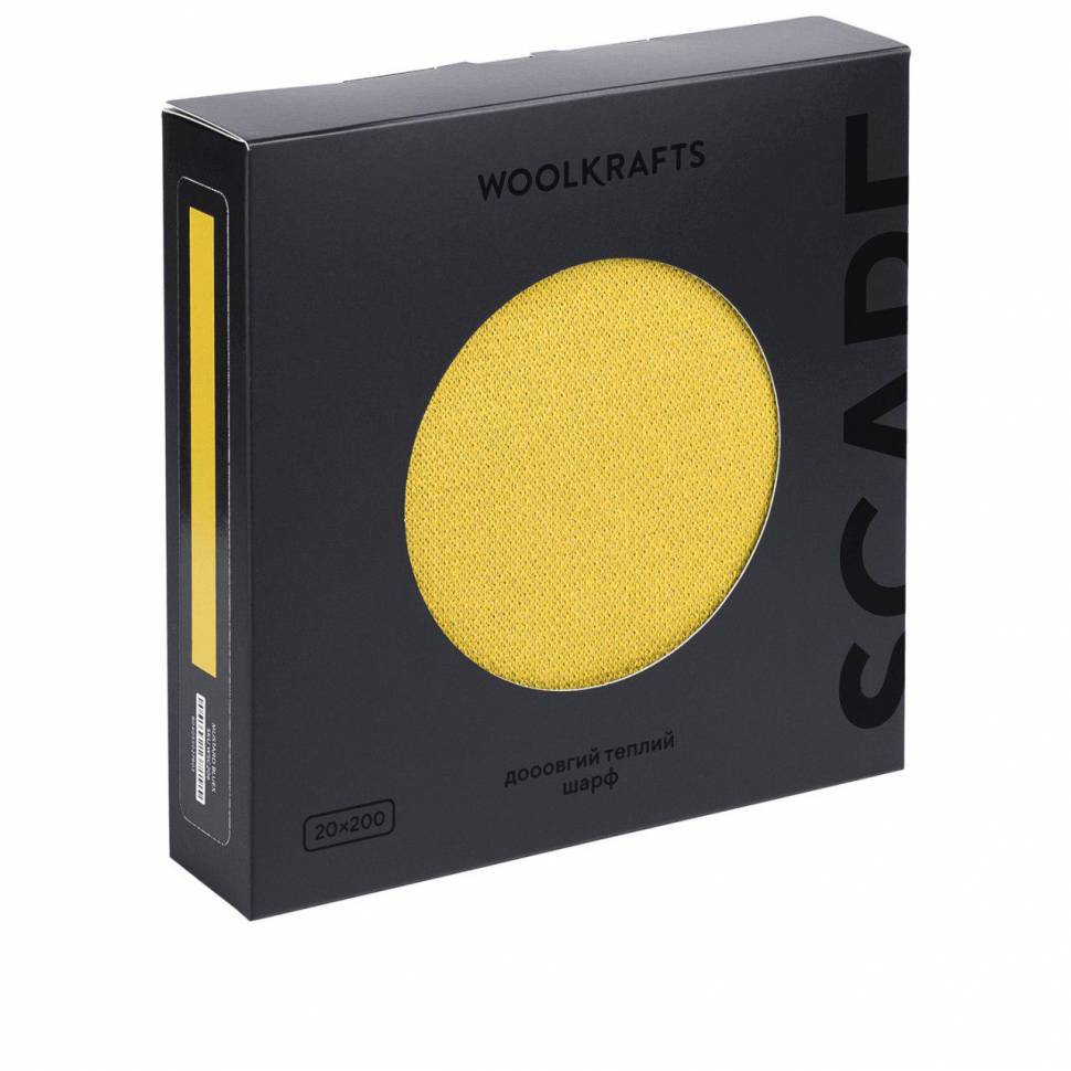 Шарф Woolkrafts Mustard Blues