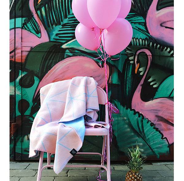 Плед з бавовни Woolkrafts Poly 140х200 см