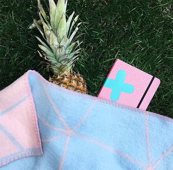 Плед з бавовни Woolkrafts Poly 140х200 см