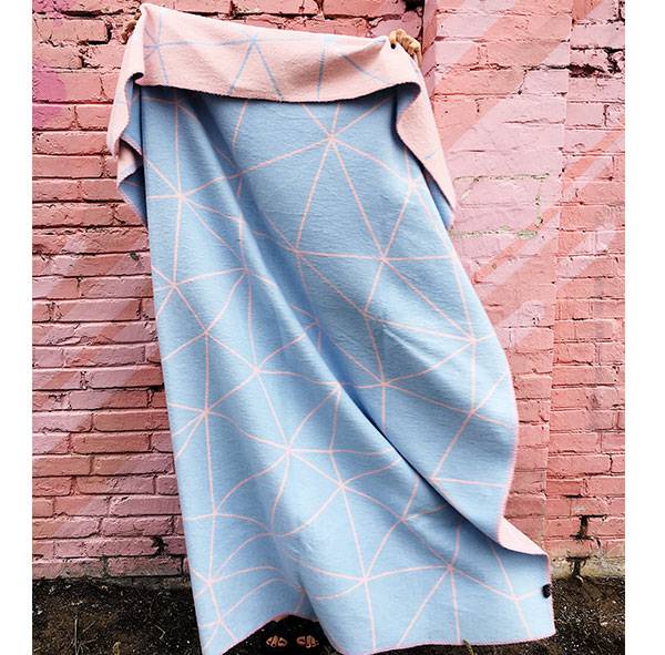 Плед з бавовни Woolkrafts Poly 140х200 см