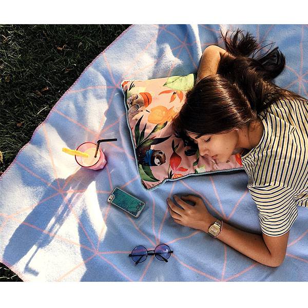 Плед з бавовни Woolkrafts Poly 140х200 см