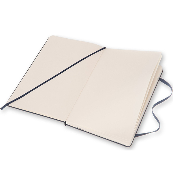 Средний блокнот Moleskine Classic Твердая обложка Сапфир Чистые листы