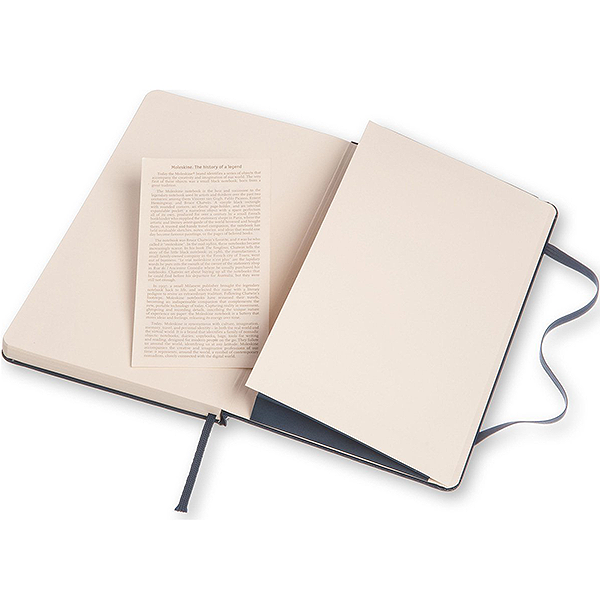 Средний блокнот Moleskine Classic Твердая обложка Сапфир Чистые листы