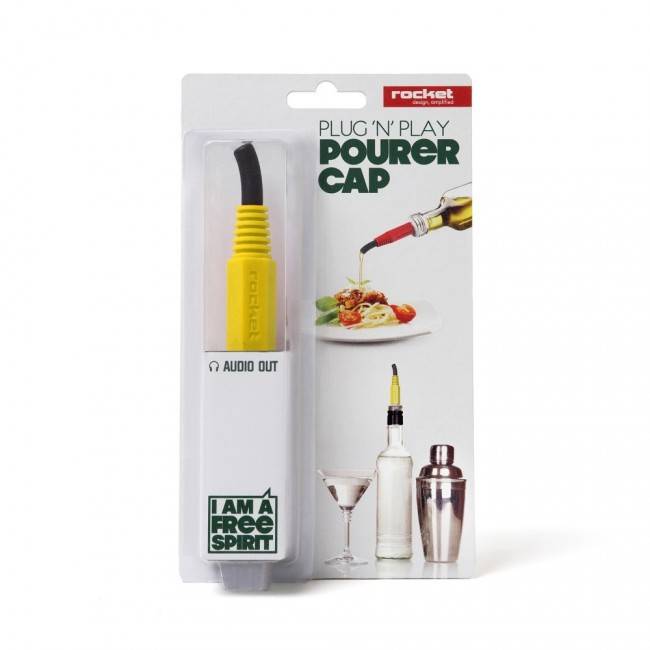 Дозатор для бутылок Rocketdesign Plug-n-Play Желтый