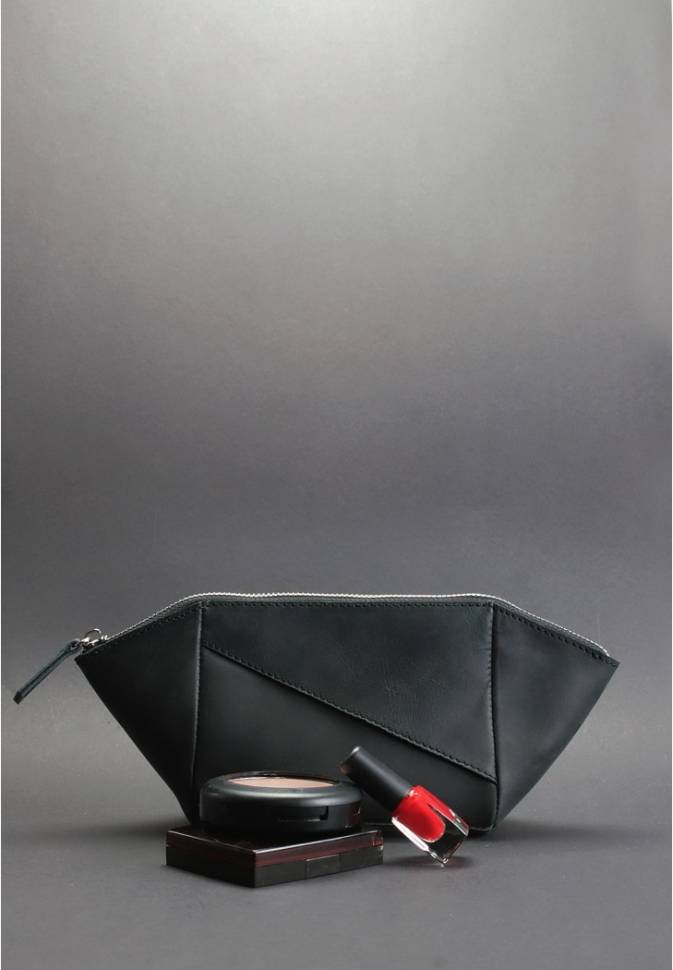 Шкіряна косметичка Blanknote Графіт