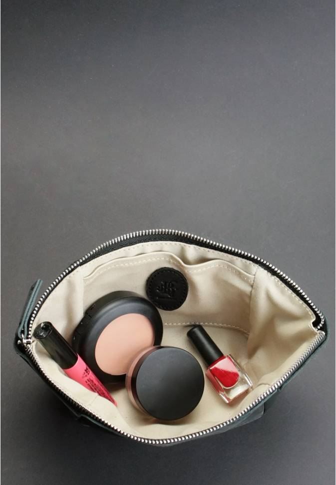 Шкіряна косметичка Blanknote Графіт