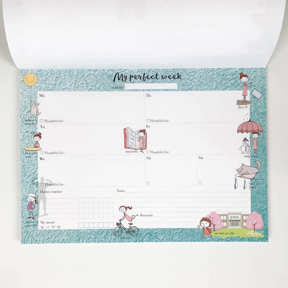 Відривний тижневик My Perfect Day Надихаючий A4 52 листа
