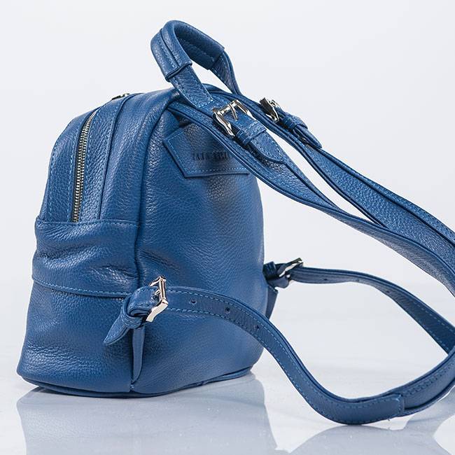 Рюкзак кожаный Мона-2 Yana Belyaeva Синий