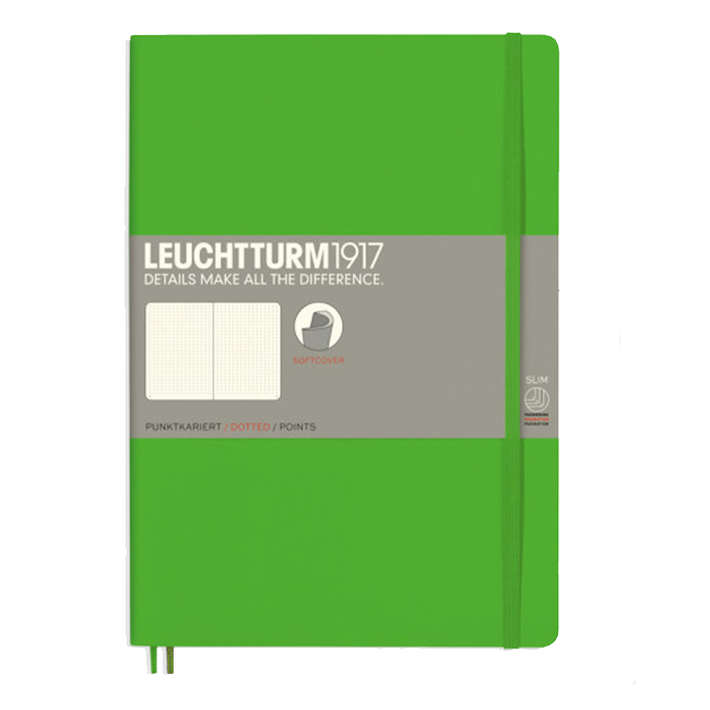 Блокнот Leuchtturm1917 Мягкий Composition Свежий зеленый Точка (357654)