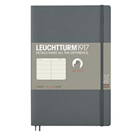 Блокнот Leuchtturm1917 М&#39;який Paperback Антрацит Лінія (358326)