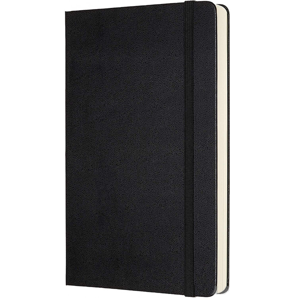 Середній блокнот Moleskine Classic Expanded М&#39;яка обкладинка Чорний Точка