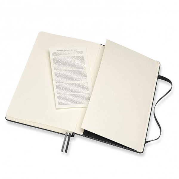 Середній блокнот Moleskine Classic Expanded М&#39;яка обкладинка Чорний Точка