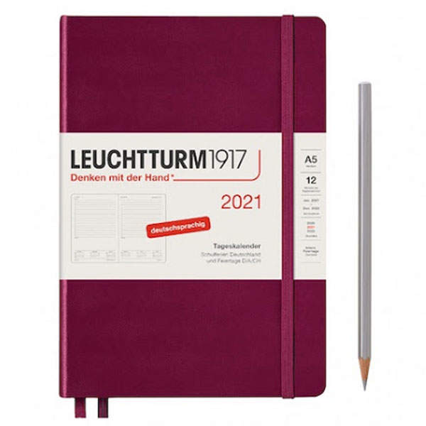 Средний Ежедневник Leuchtturm1917 Винный 2021