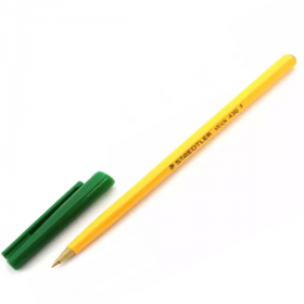 Ручка Кулькова Stick Пластикова Зелена