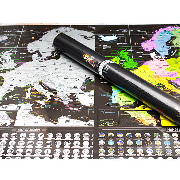 Скретч карта Європи My Map Europe edition