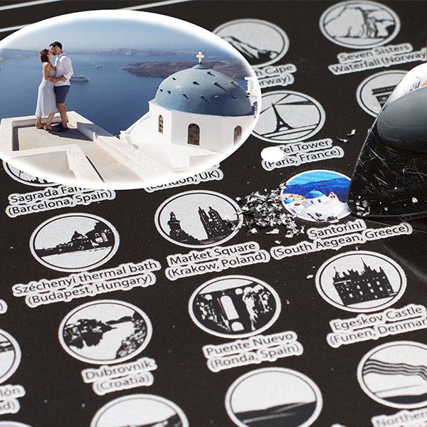 Скретч карта Європи My Map Europe edition