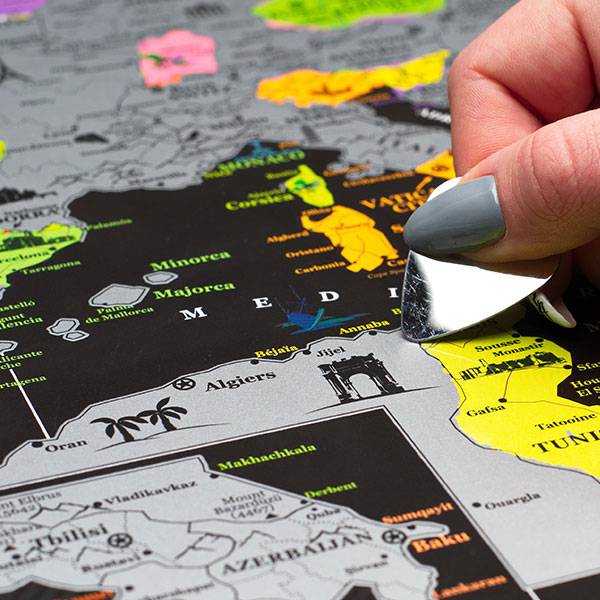 Скретч карта Європи My Map Europe edition