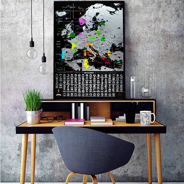 Скретч карта Європи My Map Europe edition