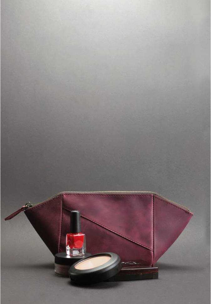 Кожаная косметичка Blanknote Виноград