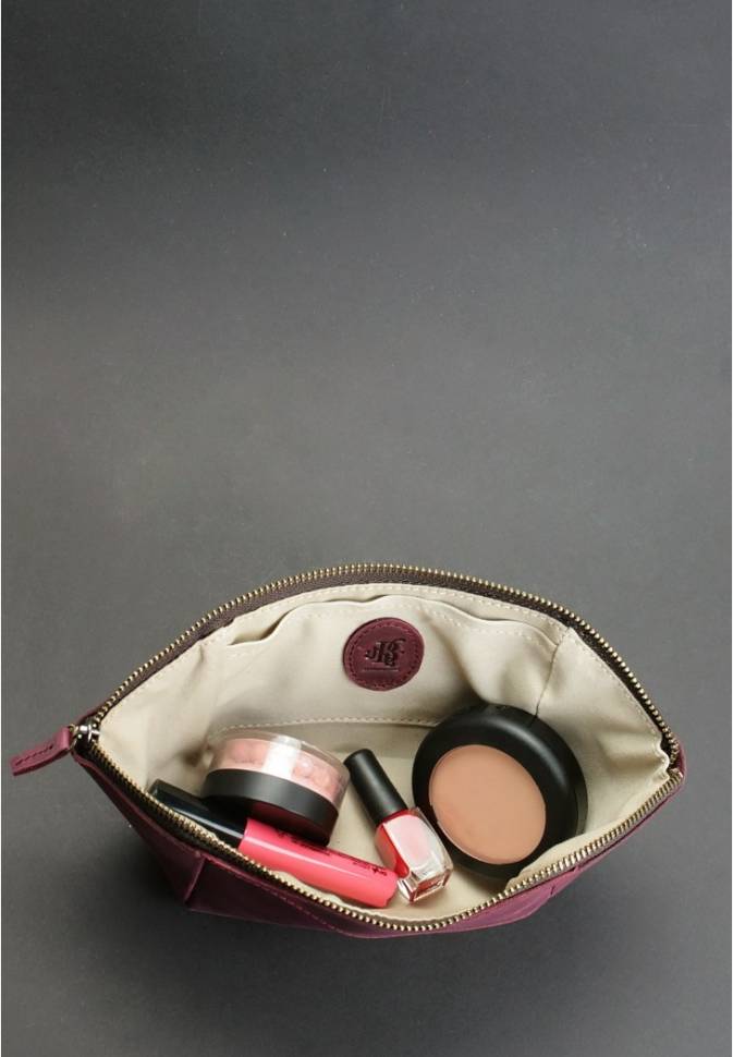 Кожаная косметичка Blanknote Виноград