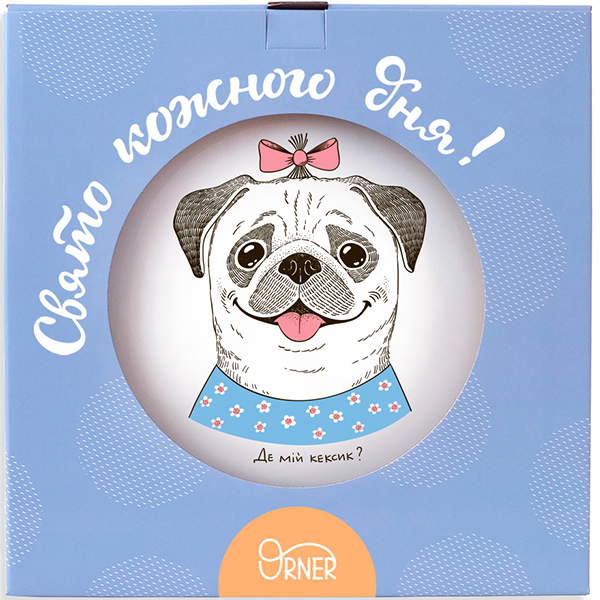 Тарелка Orner Леди Мопс