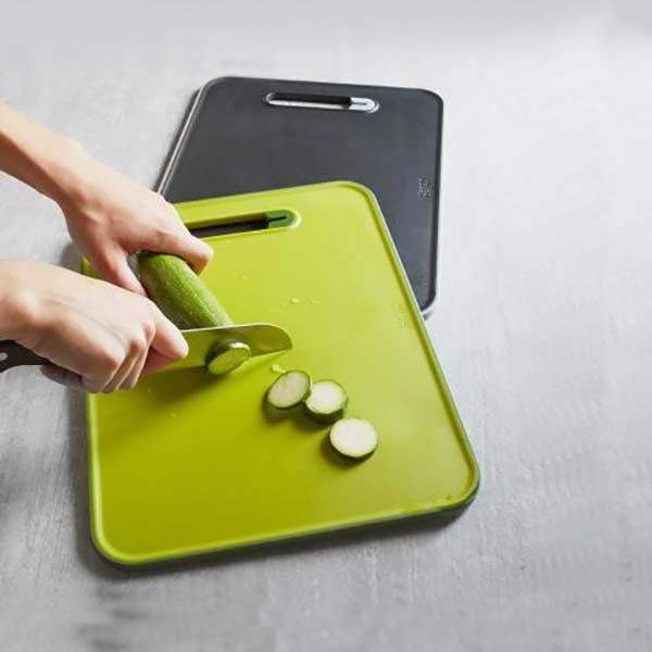 Обробна Дошка з точила для ножів Joseph Joseph Slice &amp; Sharpen Сіра Велика