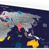 Скретч-карта мира на английском Travel Map Holiday