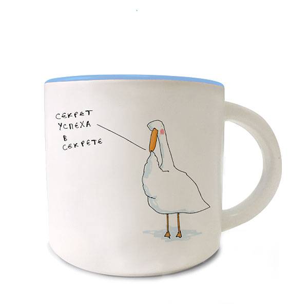 Чашка Gifty Гусь Успєх 350 мл