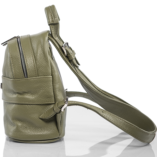 Рюкзак шкіряний Мона-2 Yana Belyaeva Хакі