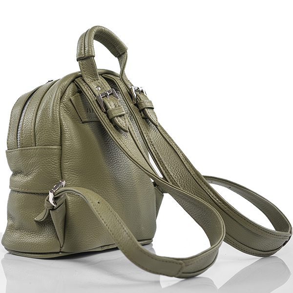 Рюкзак шкіряний Мона-2 Yana Belyaeva Хакі