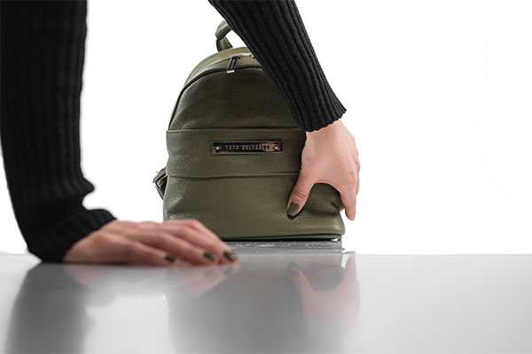 Рюкзак шкіряний Мона-2 Yana Belyaeva Хакі