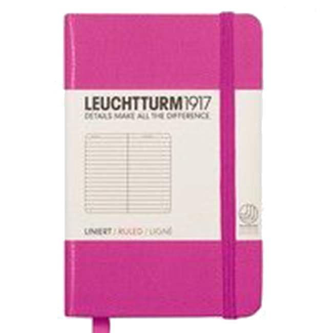 Блокнот Leuchtturm1917 Мини Розовый Линия (343557)